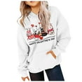thumbnail image 4 of Valentine's Day Girls Sweatshirts Cartoon Pattern Printed Fashion Hoodies Casual Sports Hooded Pullover Size 11 Y-12 Y, 4 of 4