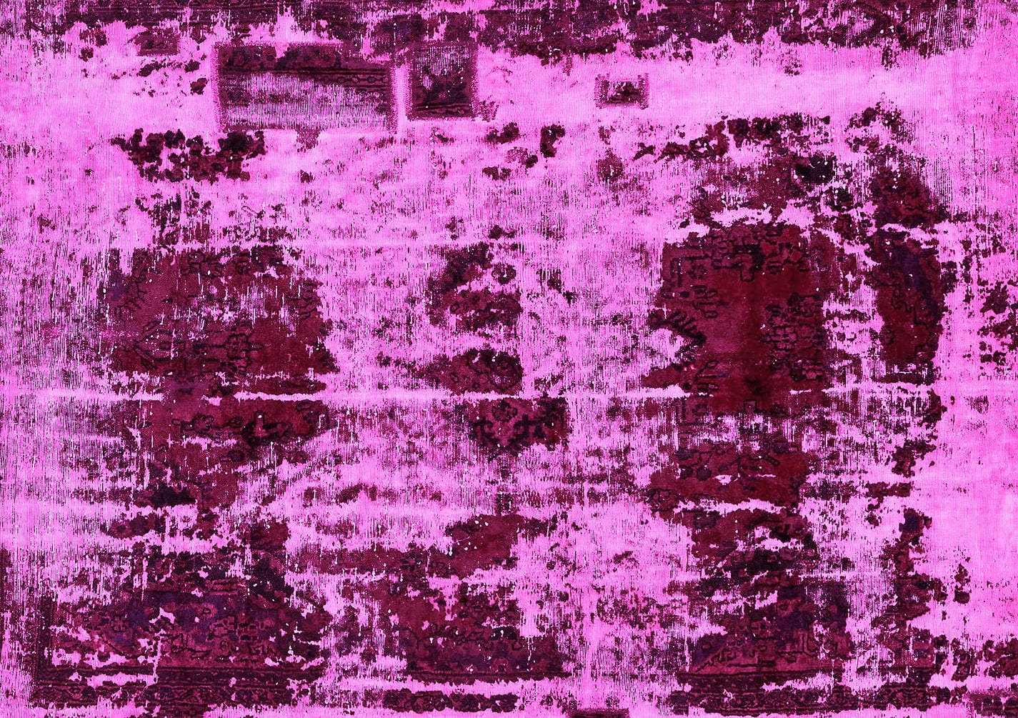 Ahgly Company Indoor Rectangle Patchwork Pink Transitional Area Rugs, 8' x 10'