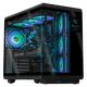 thumbnail image 1 of PC Gamer IA DXT GAMING NVIDIA GeForce RTX 5070 Ti Intel Core i9 14900KF 32GB DDR5 SSD 2TB Sistema Liquido WIFI Black Alto Desempeño Creativo con IA Integrada, 1 of 6