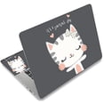 thumbnail image 1 of Pegatina piel Laptop Cubierta calcomanía 12 13 13.3 14 15 15.4 15.6 pulgadas Protector Notebook PC | Fácil aplicar, quitar, cambiar (Gato lindo), 1 of 3