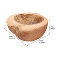 thumbnail image 2 of CNKOO Ice Cream Bowls Dessert Coconut Shell Candle Coconuts Tray Banquet, 2 of 8