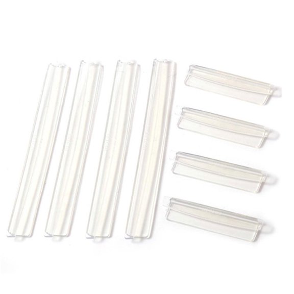 HUONA 8 Pieces Car Body Anti-Collision Sticker Anti-Scratch Strips for Front and Rear Doors Car Protector for Trucks Off-Road Vehicles SUV RV Transparent