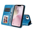 thumbnail image 3 of Funda tipo cartera GANGXUN para iPhone 16e , diseño girasol, cuero PU, soporte, cierre magnético, tarjetero, 3 of 5