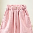 thumbnail image 3 of KyCheLot Cotton Sweatpants for Kids Full Length Elastic Waist Joggers with Pockets Trendy Cute Schoolwear, 3 of 5