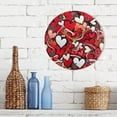 thumbnail image 7 of 10 Inch Valentine's Day Heart Wall Clock, Silent Non Ticking Battery Operated Round Clock for Kitchen Office School Home Decorative, 7 of 7