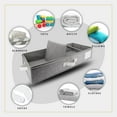 thumbnail image 6 of Homelux Theory Underbed Storage Bag, 1pc Large Light Gray Closet Organizer, 6 of 6