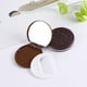 thumbnail image 3 of Mini Espejo de Galleta de Chocolate - Compacto, con Peine, Ligero - Portátil, para Bolsos, Regalo, Viaje/Día a Día, 3 of 8