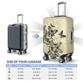 thumbnail image 6 of Xecao Vintage Floral print Elastic Luggage Cover, with double-sided print , is perfect for travel, business, and daily use, 6 of 9