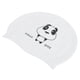 thumbnail image 2 of Gorro de natación de silicona para niños y mujeres, gorro de dibujos animados, tipo Universal, patrón de Manpanda, 2 uds., 2 of 10