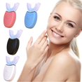 thumbnail image 2 of 360 Degrees Sonic Electric Toothbrush Whitening Usb Charge Automatic Waterproof Tooth Brush Teeth U Type Soft Silicon Brush Head, 2 of 5