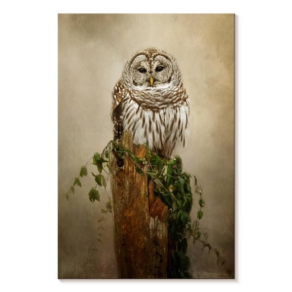 Elephant Stock Ollie And Ivy Wall Art - Vertical Canvas Wall Art - Living Room Wall Decor - Animal Canvas - Beige And Brown Decor By Jai Johnson - 8" x 12"