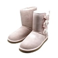 thumbnail image 6 of Koolaburra Womens Victoria Short Leather Embellished Shearling Boots, 6 of 6