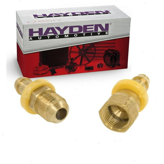 Hayden Oil Cooler Line Connector compatible with Jeep Cherokee Comanche Grand Cherokee J10 TJ Wagoneer Wrangler 1987-2006