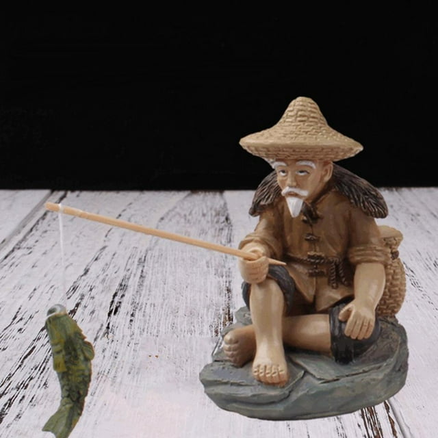 Adornos de Artesanía de Resina Perfecl Estatua de Jardín 4.5x5.5x6.8cm
