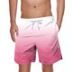 thumbnail image 1 of Mens Elástico Pantalones Cortos Deportivos Pantalones de Playa con Cordón de Bolsillo, de Rodilla Impresa Casual para Primavera Verano Al Aire Libre Y Diario, 1 of 5