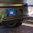 thumbnail image 6 of License Plate, Floating Lotus Decorative Front,Personalized Stainless Steel License Plate Cover For Men Women,12.2" X 6.2", 6 of 6