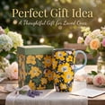 thumbnail image 4 of Topadorn Ceramic Coffee Mug Tall Porcelain Cup with Lid and Color Gift Box.17 oz. Yellow, 4 of 9