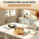thumbnail image 4 of Large Capacity Stainless Steel Salad Bowls Korean Soup Rice Noodle Ramen Bowl Kitchen Food Container, 4 of 5