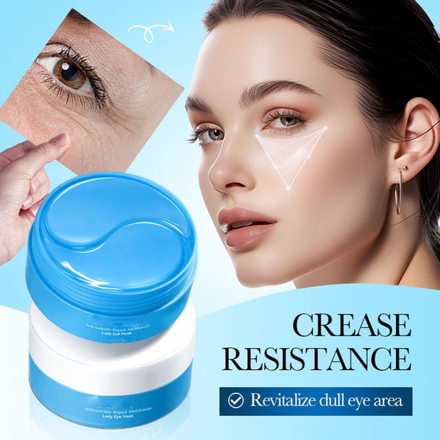 Pisexur Belleza Maquillaje Paquete de 60 parches para ojos, parches para ojos antiojeras con ácido hialurónico y mascarilla antiedad con hidratación ideal para pieles sensipara mujeres y hombres