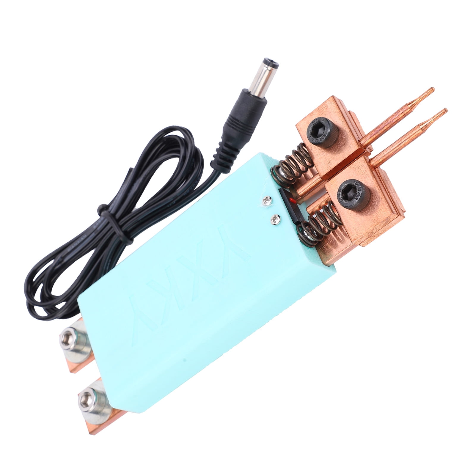 18650 Cyan Automatic Trigger Handheld Welding Tool Integrated Spot Welder Pen with A Pair of Japanese Concentric Ball Head Needles for Industrial Spot Welding 18650 Cyan Automatic Trigger Handheld Welding Tool Integrated Spot Welder Pen with A Pair of Japanese Concentric Ball Head Needles for Industrial Spot Welding