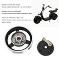 thumbnail image 4 of 10in Wheel Rim, Universal Fit Strong Load Capacity High Strength Electric Motorcycle Wheel Rim with Drum Brake for 10X3.0 10X2.5 Tires, 4 of 7