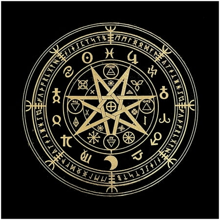 

Astrology Stars Pendulum Dowsing Table Cover Divination Board Games Tablecloth
