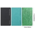 thumbnail image 2 of A6 Soft PU Leather To Do List Notebook, Mini Pocket Daily Task Planner Journal, Textured Cover Lined Notepad, Portable Compact Goal Tracking Memo Book, Stylish Daily Schedule Organizer, 2 of 6