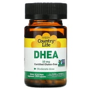 Country Life - DHEA Dehydroepiandrosterone 10 mg. - 50 Vegetarian Capsules Formerly by Biochem