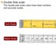 thumbnail image 4 of Cinta métrica suave Uxcell 79'' 200cm con doble escala métrica y en pulgadas, regla flexible para medir el cuerpo y confeccionar ropa, 4 of 6