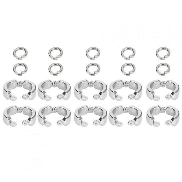 Hilitand Anneau d'Entraînement pour Perroquets, 10 Pcs Anneau pour Pied d'Oiseau, pour Perroquets