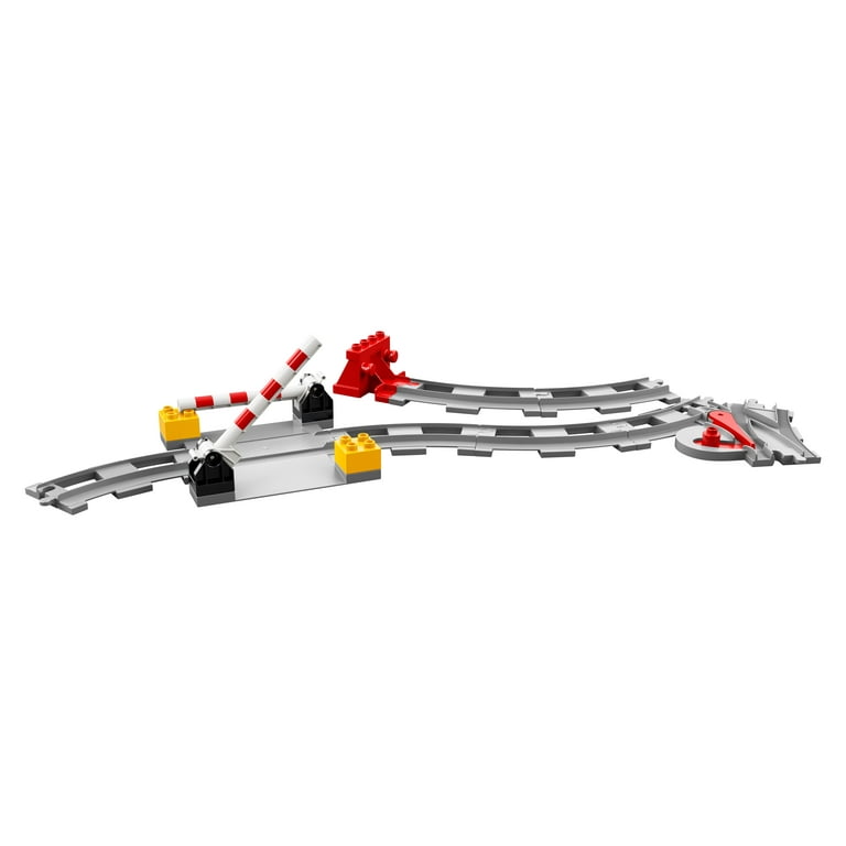 tak skal du have Lima lilla LEGO DUPLO Town Train Tracks Expansion Set 10882, Building Toys for  Toddlers with Red Action Brick, Gifts for 2 - 5 Year Old Boys and Girls -  Walmart.com