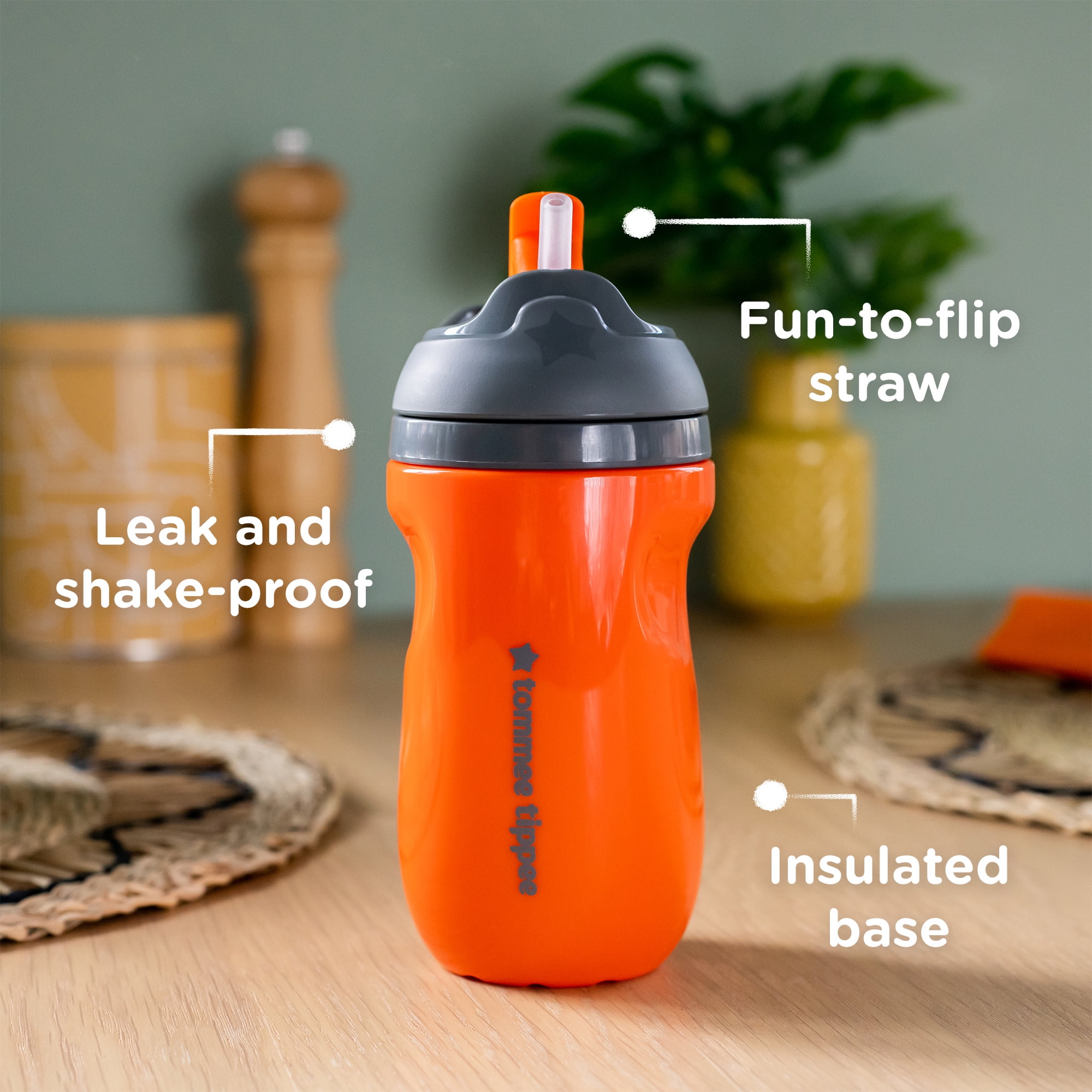 Tommee Tippee Tumbler Straw, Insulated, 9 Fluid Ounce, 12+ Months