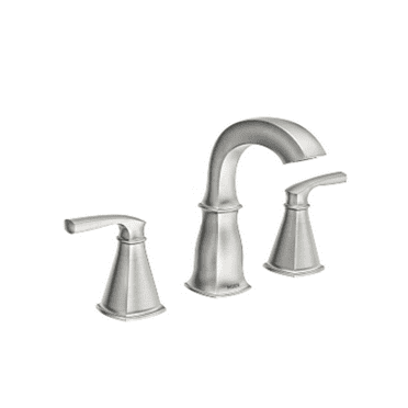 Moen 84722SRN Finney Two-Handle High Arc Bathroom Faucet Spot Resist Brushed Nickel