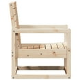 thumbnail image 4 of vidaXL Garden Chair Natural Pine Solid Pine Wood Medium Durable, 4 of 5