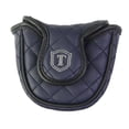 thumbnail image 1 of Funda protectora elegante para cabeza de palo de golf, de cuero sintético, para la mayoría de palos de golf azul oscuro, 1 of 8