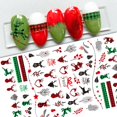 thumbnail image 1 of Calcomanía para uñas de alce de Santa de dibujos animados de invierno, suministros para decoración de uñas, muñeco de nieve, copo de nieve, calcomanía para uñas, pegatina 3D de Navidad, decoración de, 1 of 4