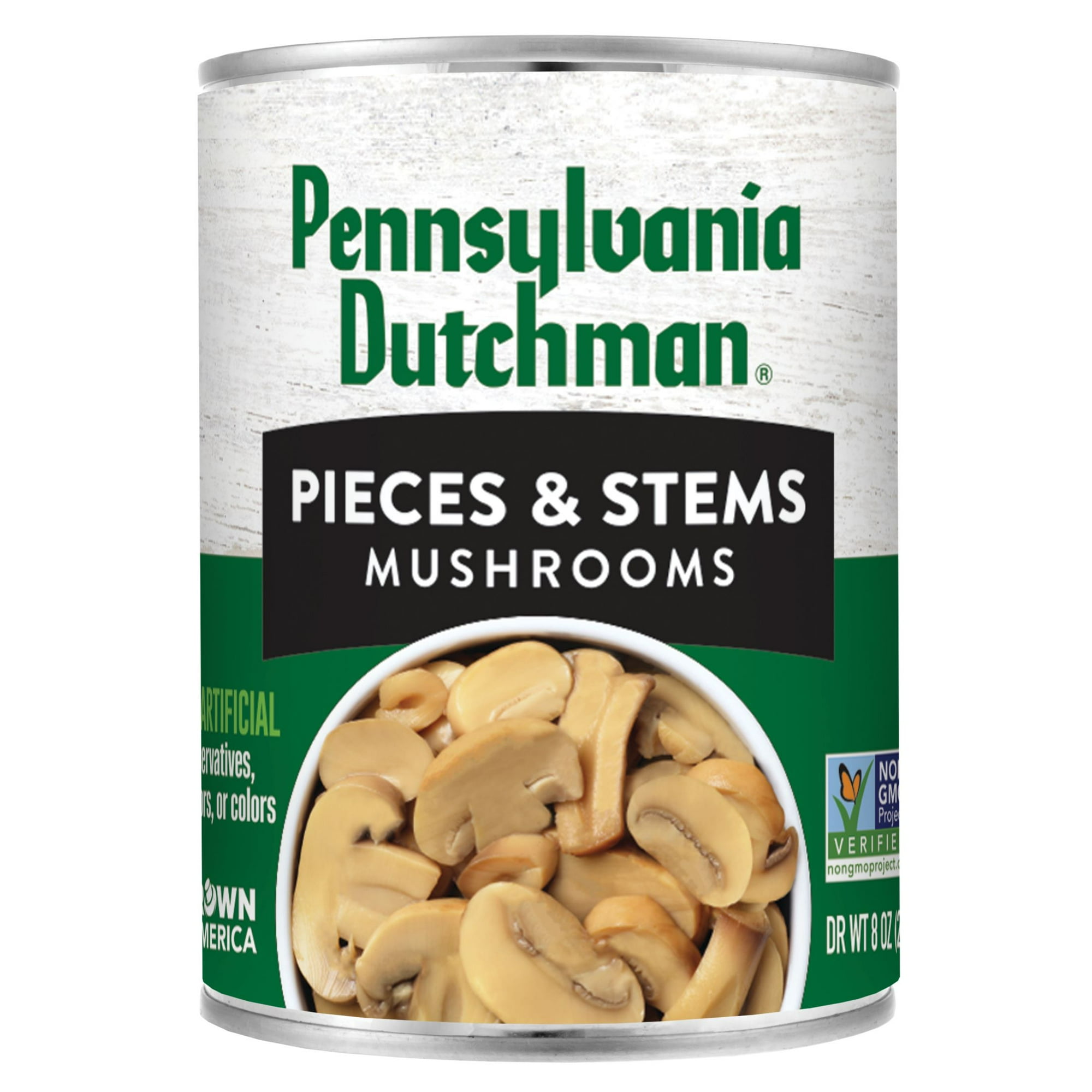 Pennsylvania Dutchman Pieces & Stems Mushrooms, 8oz Can