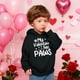 thumbnail image 5 of Sudadera con capucha y estampado de corazón de San Valentín, sudadera de manga larga para niños y niñas, chaqueta para niñas de talla mediana y grande., 5 of 7