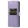 thumbnail image 5 of SaniMore for Samsung Galaxy S23 Plus PU Leather Case, Wallet Design with Card Slots Cash Pocket [Wrist Strap] Flip kickstand Full Body Protection Magnetic Closure Business TPU Shell, Purple, 5 of 11