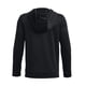 thumbnail image 2 of Sudadera con capucha Under Armour ArmourFleece para niños con cierre completo, negra, L, 2 of 2