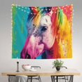 thumbnail image 2 of Yiaed Watercolor White Horse Print Tapestry for Bedroom,Tapestry Wall Tapestries, Tapestry Aesthetic for Living Room Dorm Room 51" X 60", 2 of 6