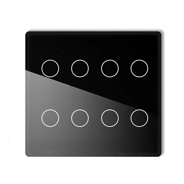 WiFi Touching Switch Strong Sensitivity Dual-mode 6/8 Way Switch for Tuya Smartlife App for Tmall Genie