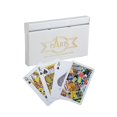 thumbnail image 5 of Paris Plastic Playing Cards Set Of 3, Bridge Size, Multicolor Cards Packed In A Three Piece White Pvc Container, Cards For All Ages Used For Card Games, Poker & Rummy | Playing Cards, 5 of 5