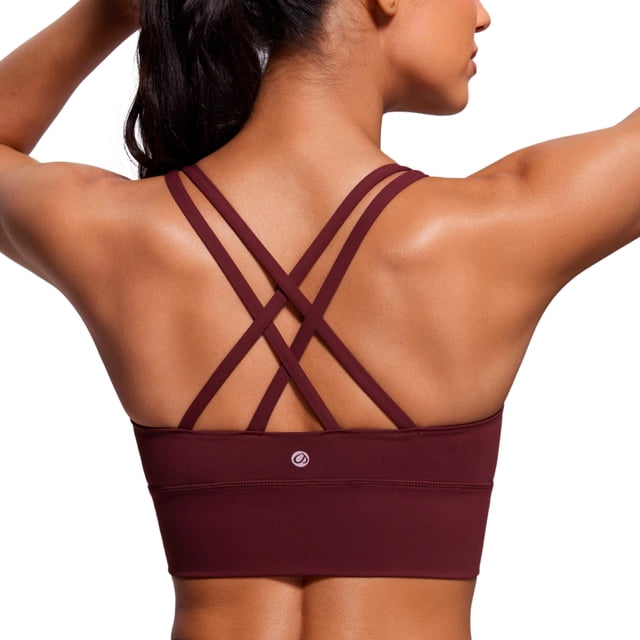 Top Deportivo CRZ YOGA Sensación Desnuda Impacto Medio Rojo L