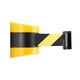 thumbnail image 1 of Barricada de control de multitudes fija con cinturón retráctil para ahorrar espacio 5m Amarillo, 1 of 7
