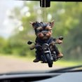 thumbnail image 3 of RKSTN A Pendant Acrylic Flat Car Pendant Motorcycle Dog Backpack Accessories Home Decor Backpack Pendant Christmas Tree, 3 of 5