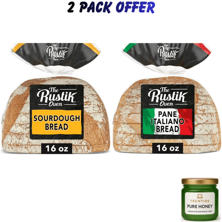 The Rustik Oven Sourdough Bread, 16 oz, Plain Sourdough Bread | The Rustik Oven Pane Italiano Bread, 16 oz, Italian Italian Bread