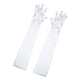 thumbnail image 1 of Guantes largos de los años 20 Allegra K para mujer de dedo completo blanco One Size, 1 of 4
