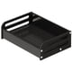 thumbnail image 1 of Estante de almacenamiento para baño montado en la pared Soporte decorativo para baño Organizador de ducha multiusos con pegamento que no deja Juegos de accesorios de baño Negro 20 centímetros Bewildely HA027036-02, 1 of 6