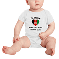 thumbnail image 2 of I'm Proof Mommy Can't Resist Afghan Guys Baby Romper Bodysuit (White, 18-24 Months), 2 of 5